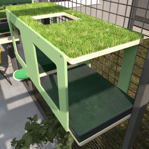 Catio Wall Shelf Tunnel Bed Perch - Catio Tunnel Upside Down - Scratchy Things Premium Pet Furniture