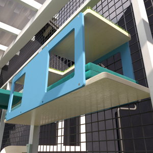 Catio Wall Shelf Tunnel Bed Perch - Catio Tunnel Upside Down - Scratchy Things Premium Pet Furniture