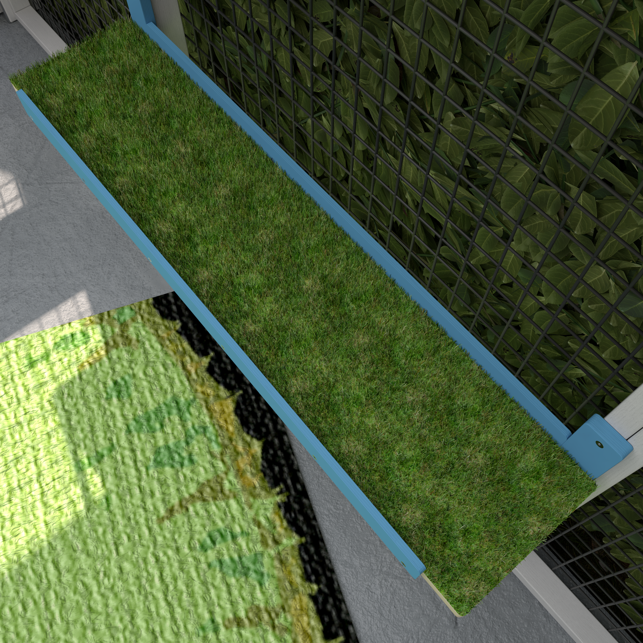 Catio Cat Wall Shelf Bed Perch Walkway Step - Catio Walkway - outdoor cat fixed platform - Scratchy Things Premium Pet Furniture