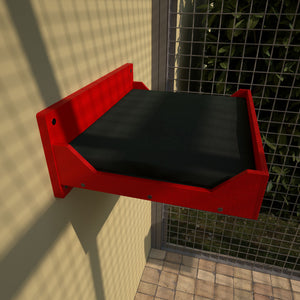 Catio Big Cat Wall Shelf Bed Cot Hammock - Catio BigCat Flat Plus - Scratchy Things Premium Pet Furniture