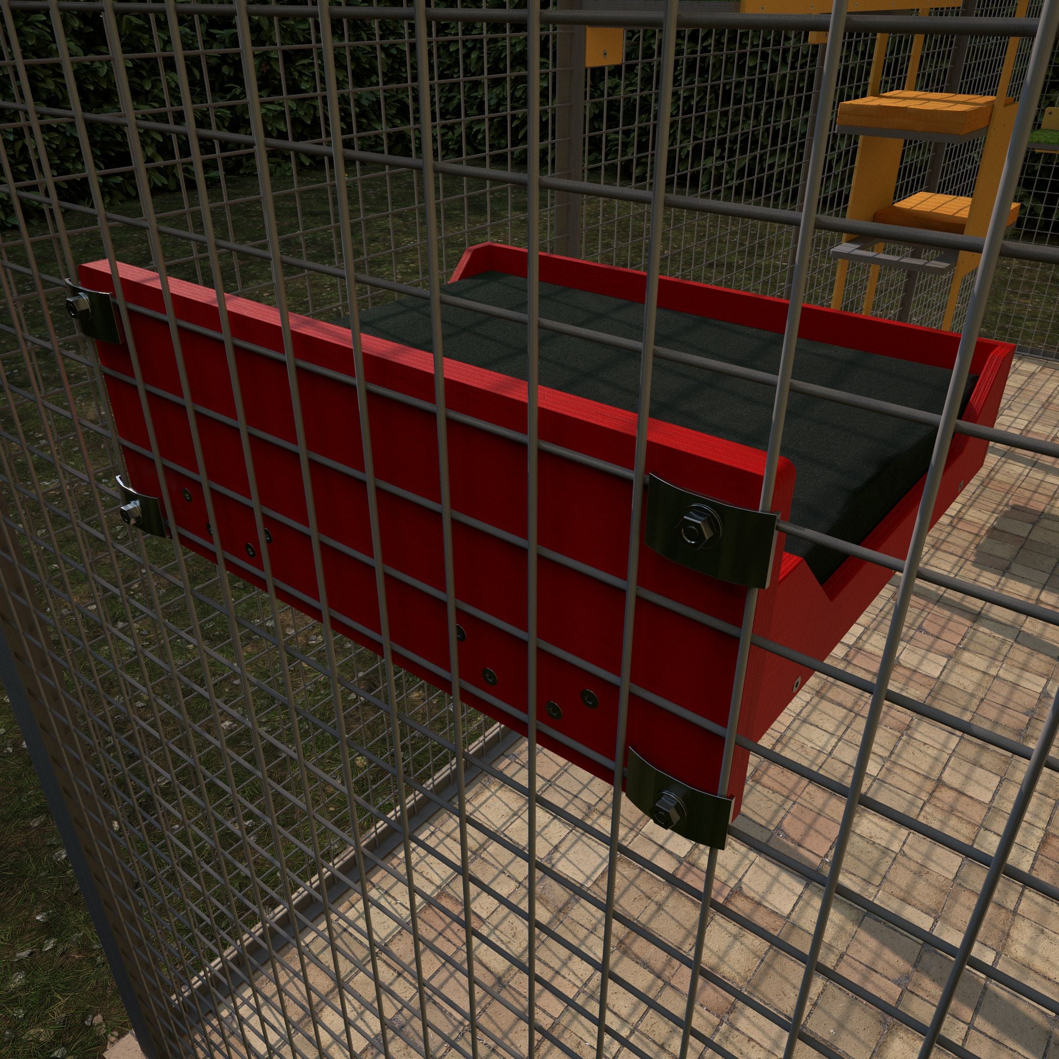 Catio Big Cat Wall Shelf Bed Cot Hammock - Catio BigCat Flat Plus - Scratchy Things Premium Pet Furniture