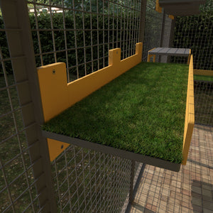 Catio Cat Wall Shelf Bed Perch Walkway Step - Catio BigCat Walkway - outdoor fixed shelf for large cats - Scratchy Things Premium Pet Furniture