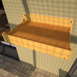 Catio Big Cat Wall Shelf Bed Cot Hammock - Catio Giant Flat Plus - Scratchy Things Premium Pet Furniture