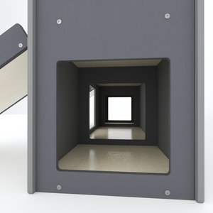 Rabbit House Box Tunnel Castle Fortress - Nibbler Castle - Scratchy Things Premium Pet Furniture