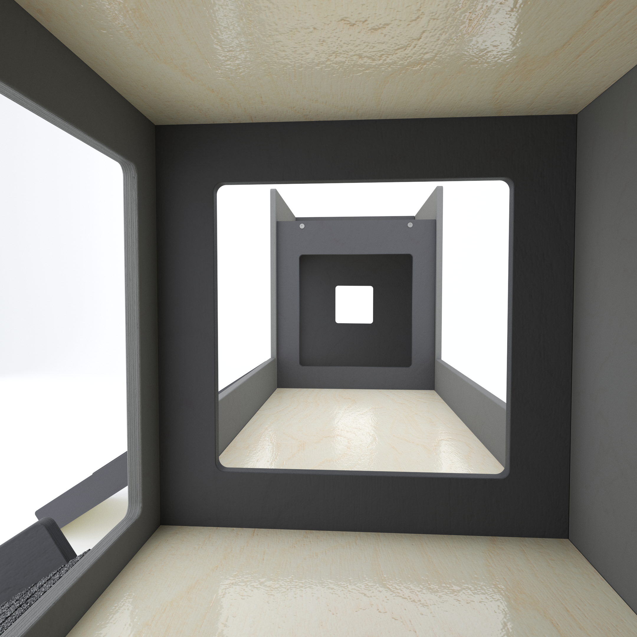 Rabbit House Box Tunnel Castle Fortress - Nibbler Castle - Scratchy Things Premium Pet Furniture