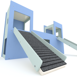 Rabbit House Box Tunnel Castle Fortress - Nibbler Castle - Scratchy Things Premium Pet Furniture