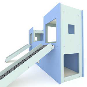 Rabbit House Box Tunnel Castle Fortress - Nibbler Castle - Scratchy Things Premium Pet Furniture