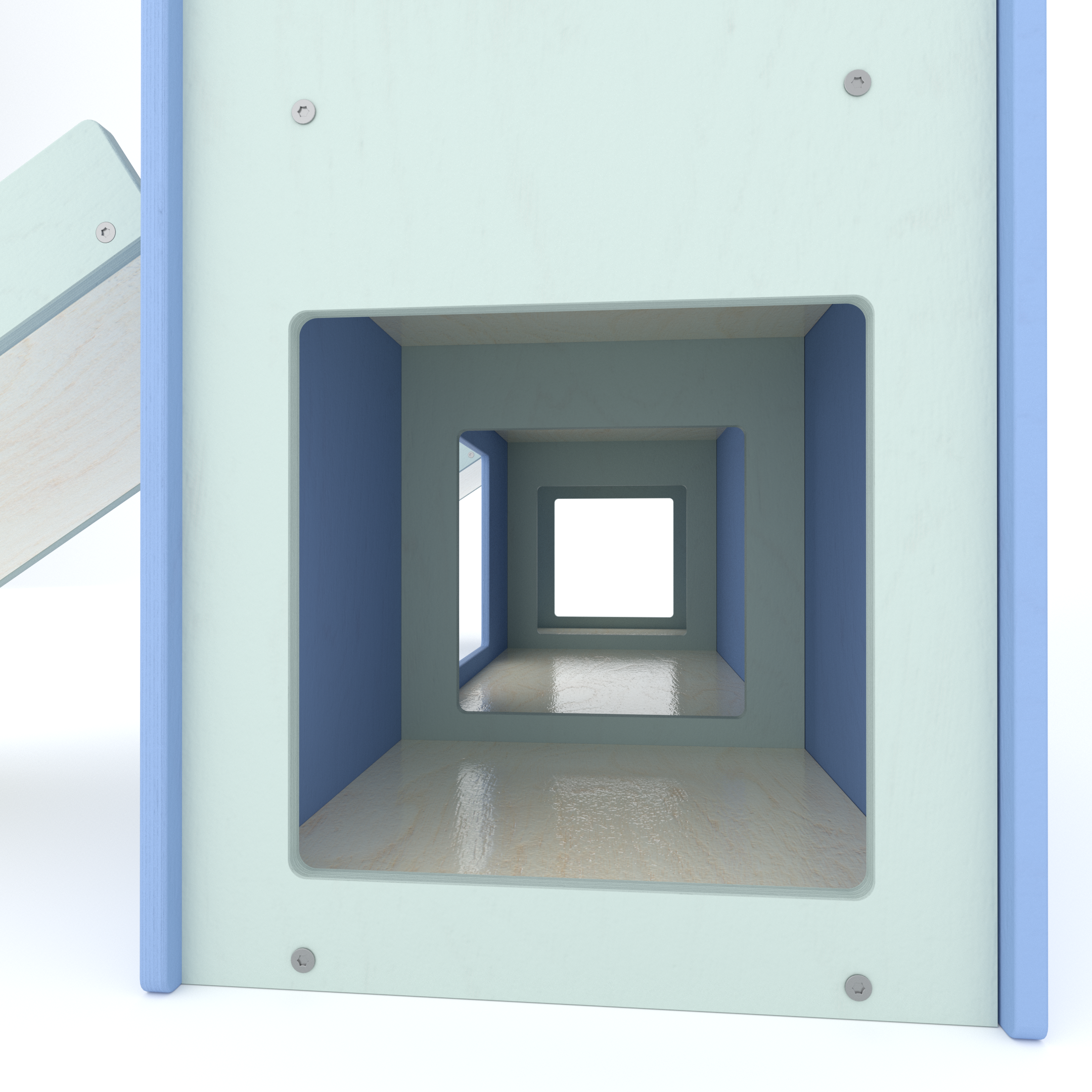 Rabbit House Box Tunnel Castle Fortress - Nibbler Castle - Scratchy Things Premium Pet Furniture