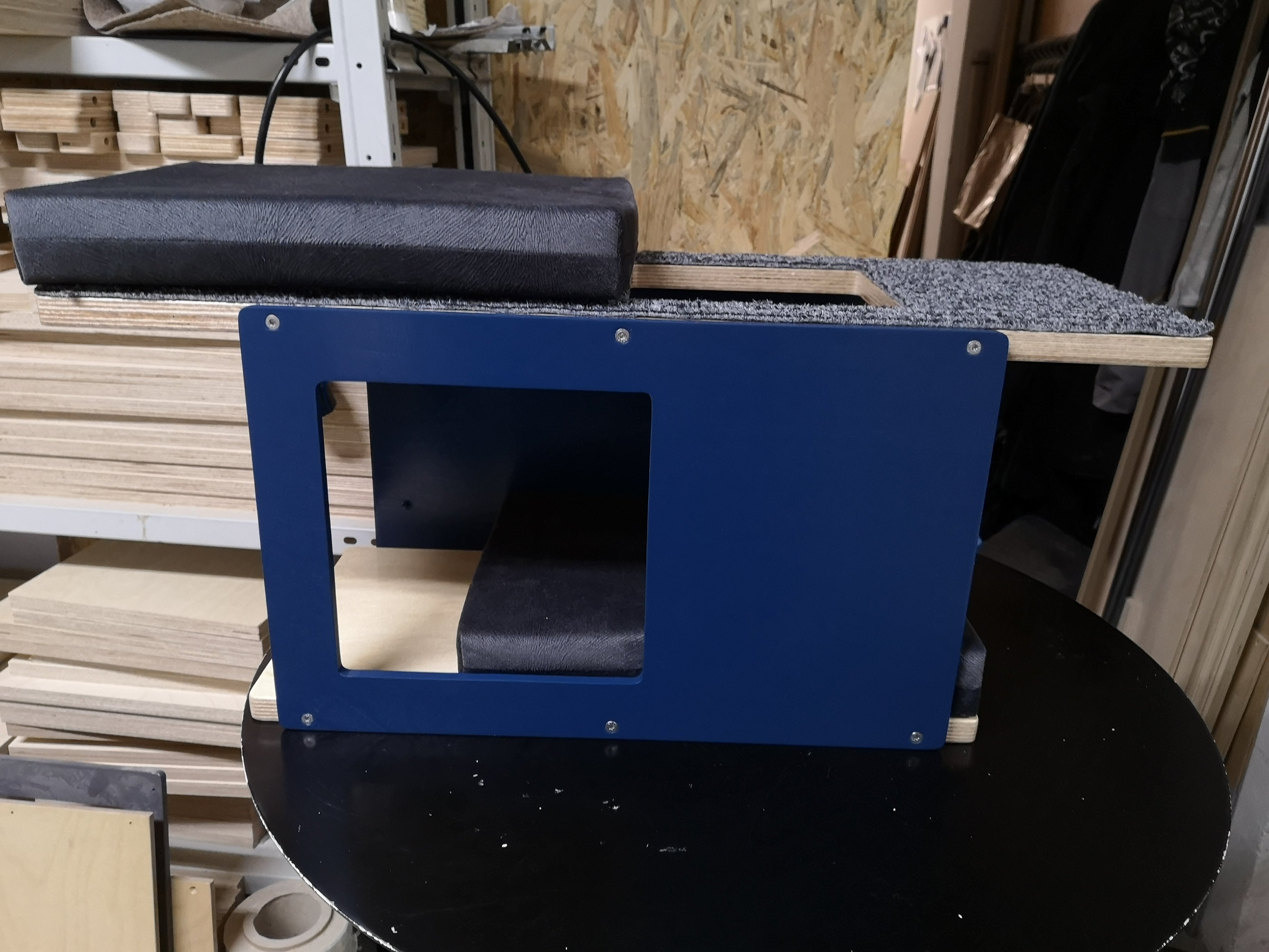 Cat Wall Shelf Bed - Wally Tunnel Mini - Scratchy Things Premium Pet Furniture