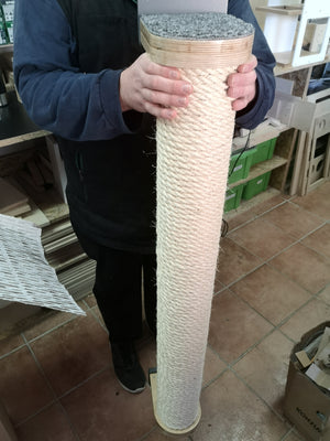 Cat Wall Scratching Pole Post Shelf - Mounty Post - Scratchy Things Premium Pet Furniture