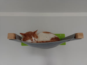 Cat Wall Shelf Bed Hammock - Wally Cot - Scratchy Things Premium Pet Furniture