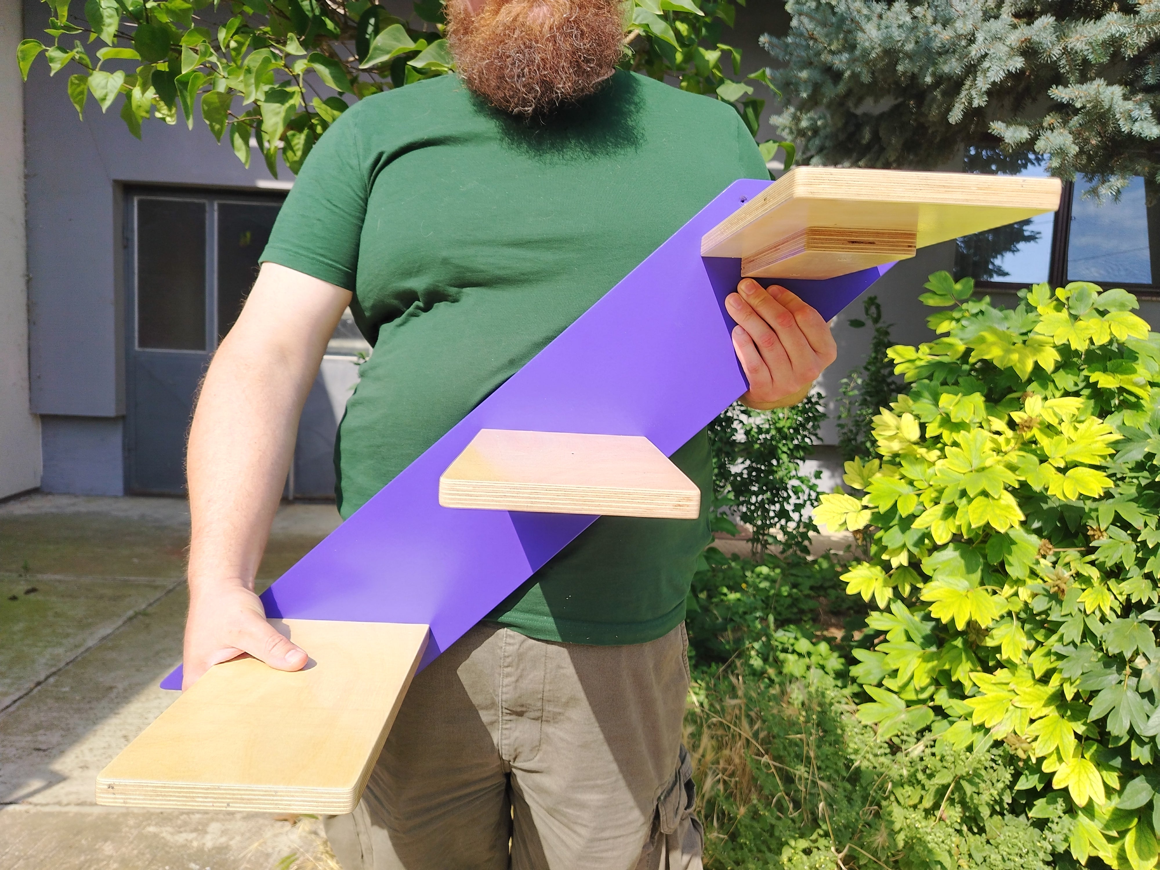 Car Wall Step Stairs - Wally 3-Step - Scratchy Things Premium Pet Furniture