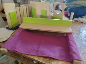 Cat Wall Shelf Bed Hammock - Wally ComboCot - Scratchy Things Premium Pet Furniture