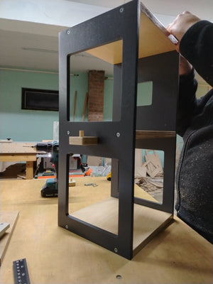 Rabbit House Box Tunnel Castle Fortress - Nibbler Castle - Scratchy Things Premium Pet Furniture