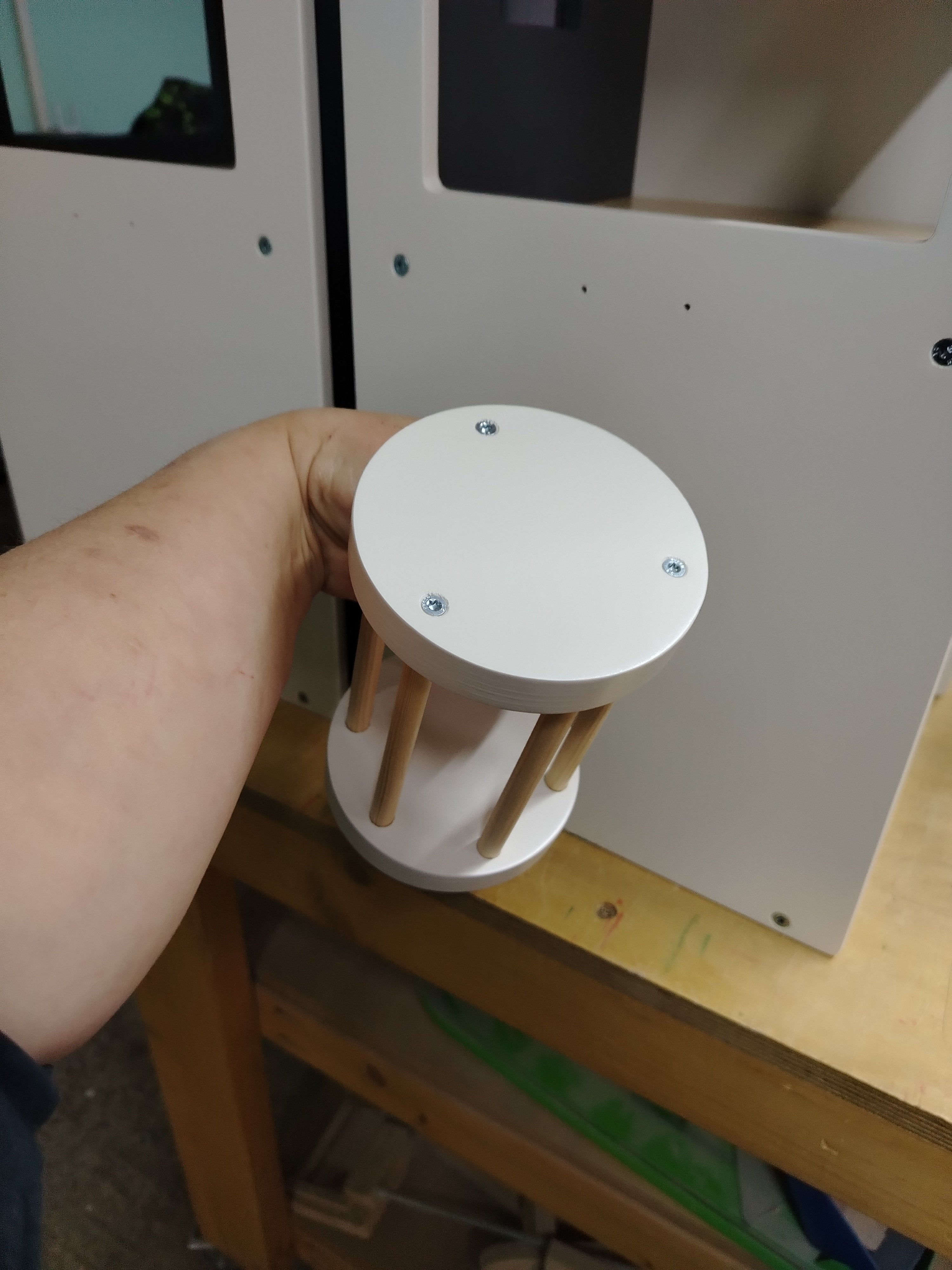 Rabbit Seesaw Toy - Nibbler Cylinder - Scratchy Things Premium Pet Furniture