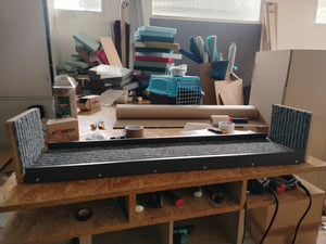 Cat Wall Bridge Ramp Shelf Step - Wally Link - Scratchy Things Premium Pet Furniture