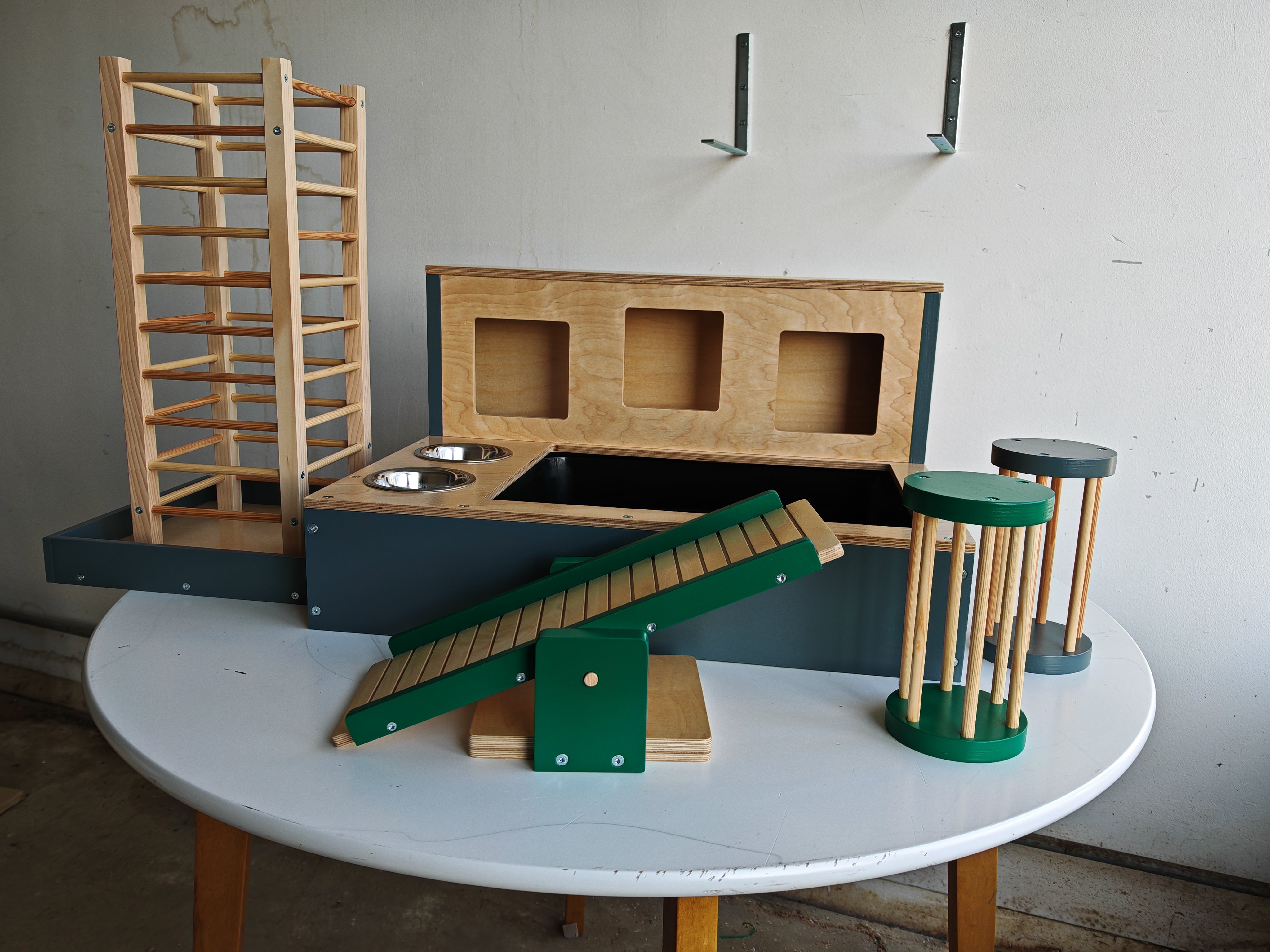 Rabbit Seesaw Toy - Nibbler Seesaw - Scratchy Things Premium Pet Furniture