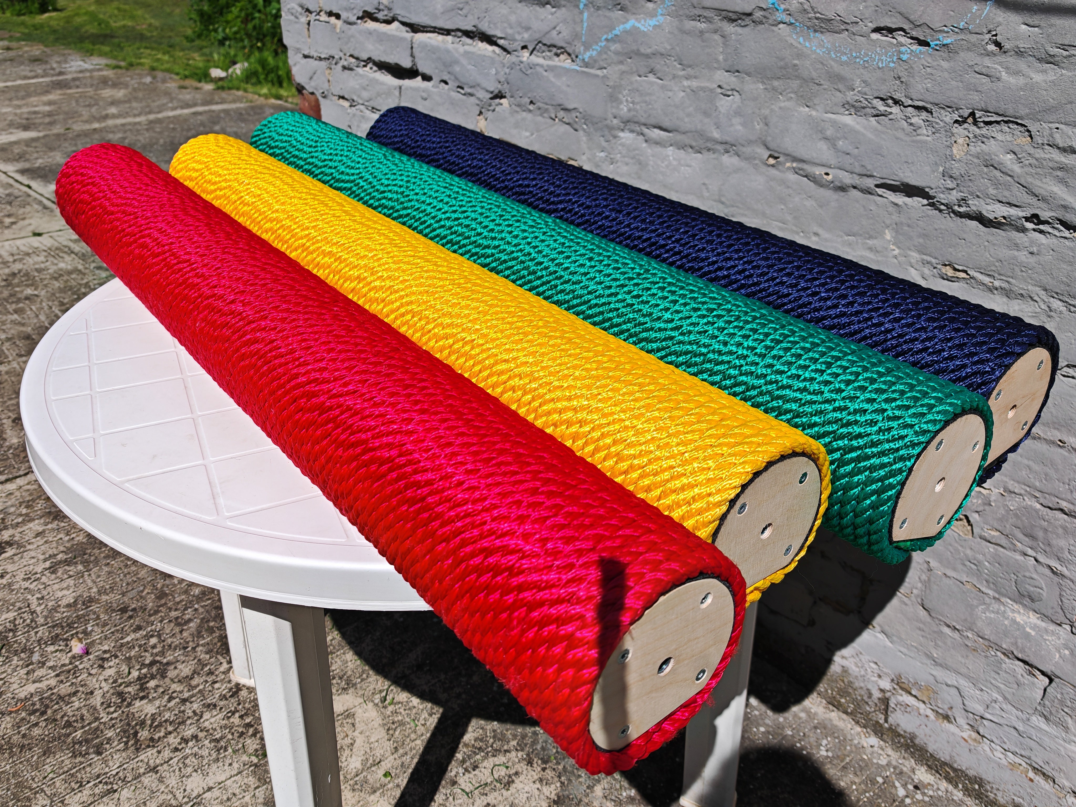 Cat Wall Scratching Pole Post Shelf - Wally Chonk Post - Huge cat scratching pole - Scratchy Things Premium Pet Furniture