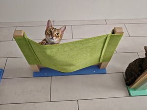 Cat Wall Shelf Bed Hammock - Wally ComboCot - Scratchy Things Premium Pet Furniture