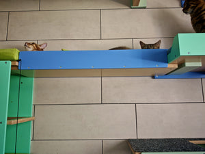 Cat Wall Bridge Ramp Shelf Step - Wally Path - Scratchy Things Premium Pet Furniture