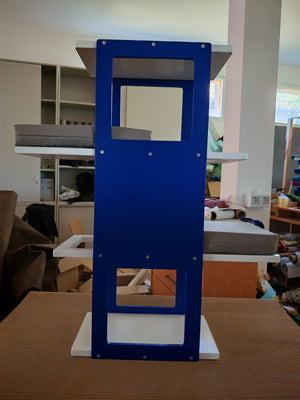 Catio Outdoor Cat Wall Shelf Bed Perch - Catio Stacker - multilevel cat outdoor shelf - Scratchy Things Premium Pet Furniture