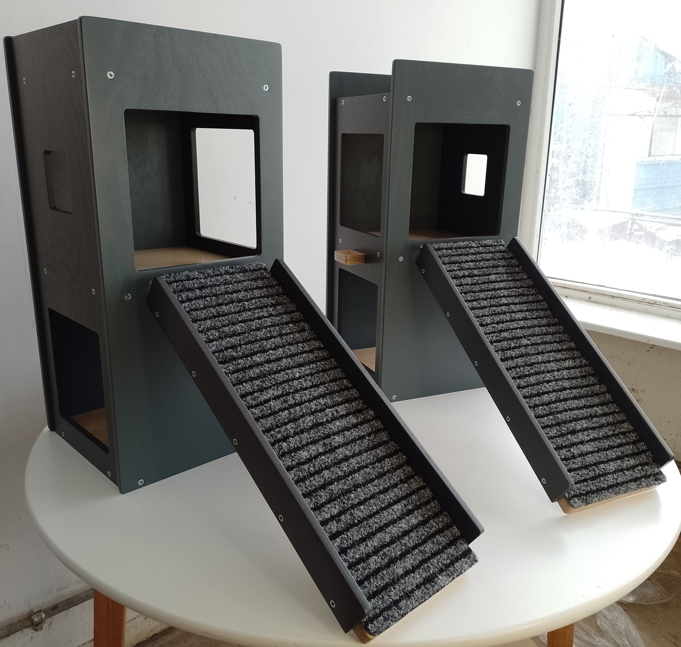 Rabbit House Box Tunnel Castle Fortress - Nibbler Castle - Scratchy Things Premium Pet Furniture