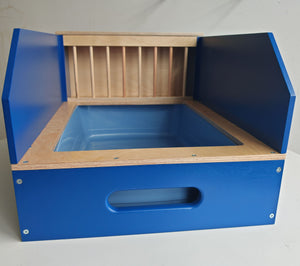 Rabbit Hay Feeder Litter box - Nibbler NaughtyVille 2in1 - Scratchy Things Premium Pet Furniture