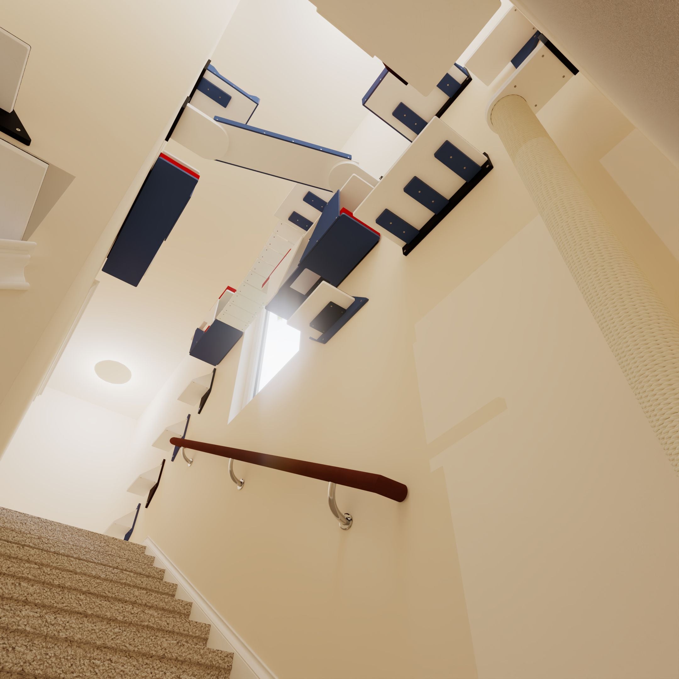 Custom Bundle - Custom Wally Stairwell Bundle - Scratchy Things Premium Pet Furniture