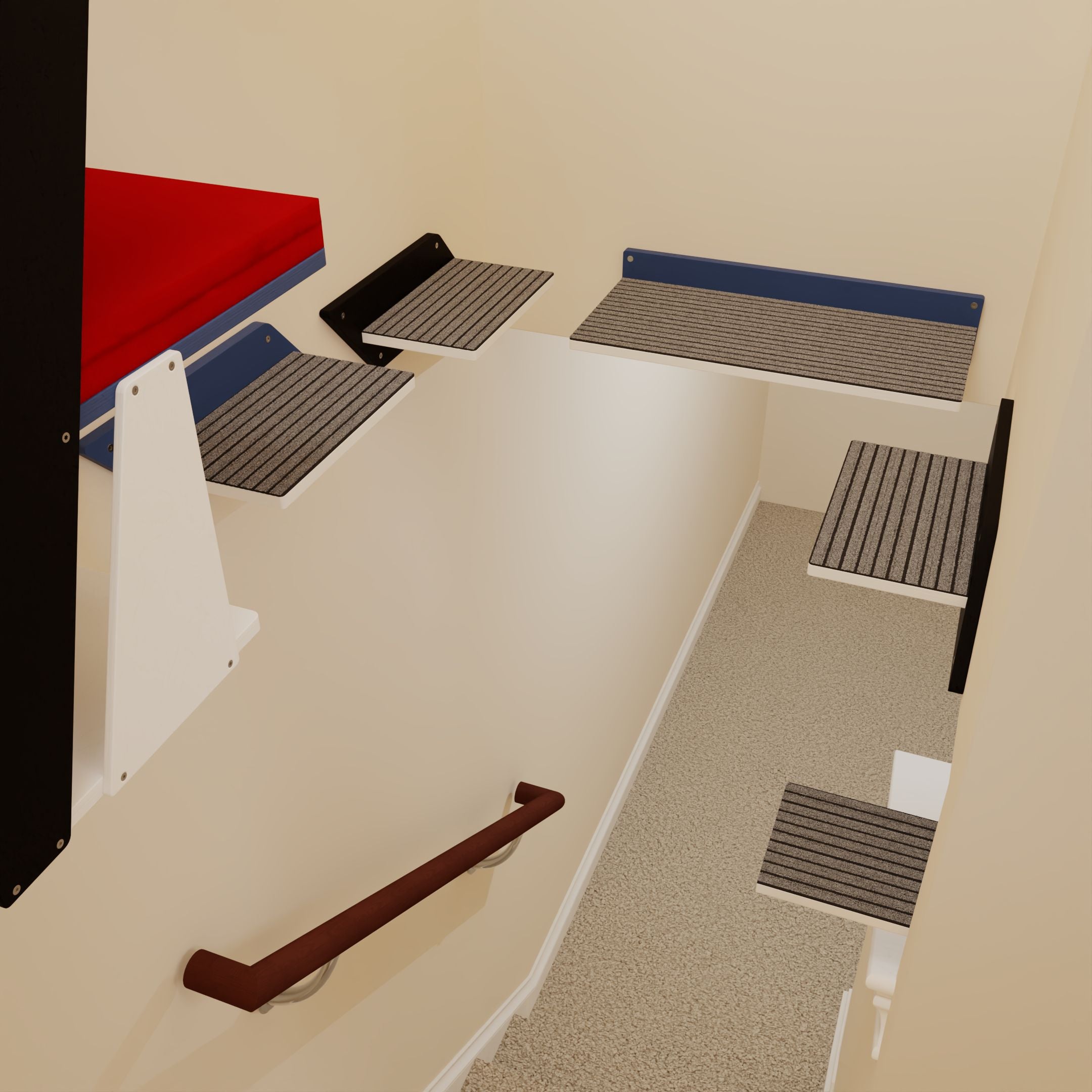 Custom Bundle - Custom Wally Stairwell Bundle - Scratchy Things Premium Pet Furniture