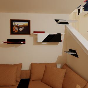 Custom Bundle - Custom Wally Stairwell Bundle - Scratchy Things Premium Pet Furniture