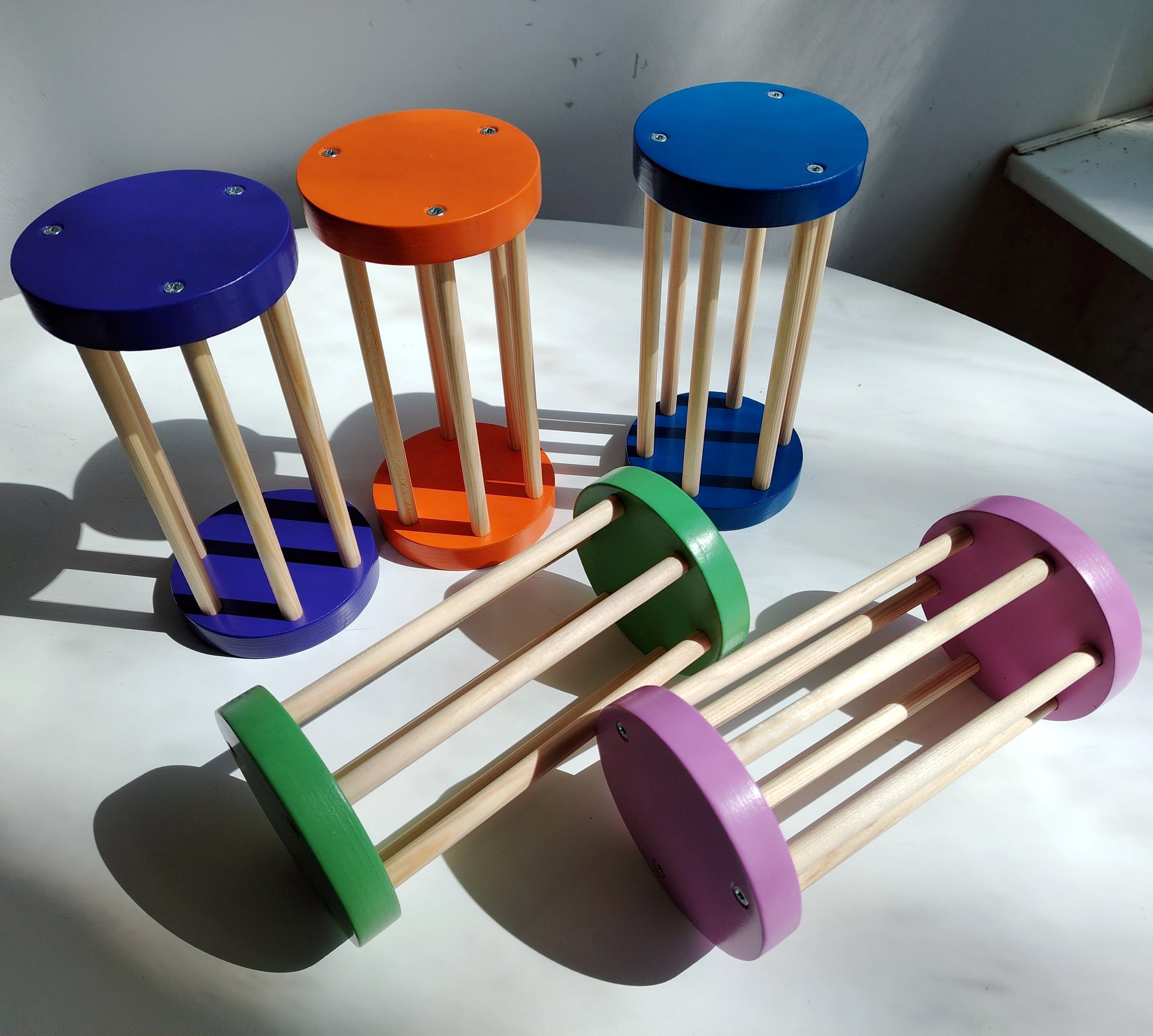 Rabbit Seesaw Toy - Nibbler Cylinder - Scratchy Things Premium Pet Furniture