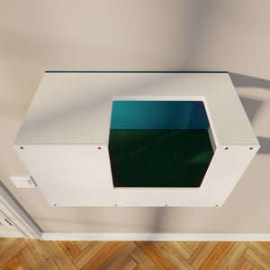 Cat Wall Shelf Bed - Wally BigCat Mezzanine Mini - Scratchy Things Premium Pet Furniture