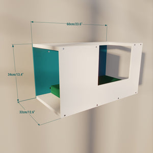 Cat Wall Shelf Bed - Wally BigCat Mezzanine Mini - Scratchy Things Premium Pet Furniture