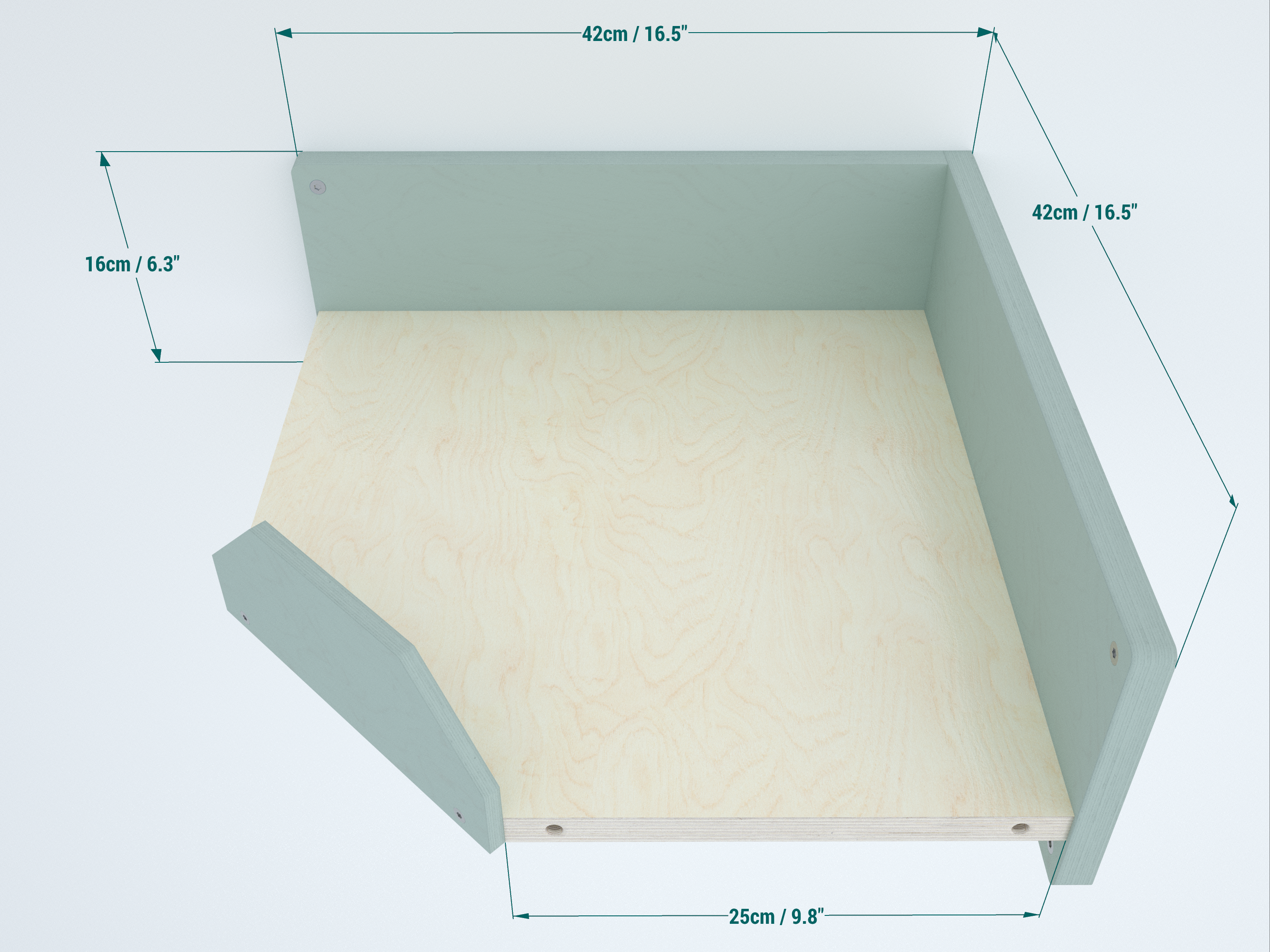 Cat Wall Shelf Corner Box Bridge Platform - Bridge Corner Bundle - Scratchy Things Premium Pet Furniture