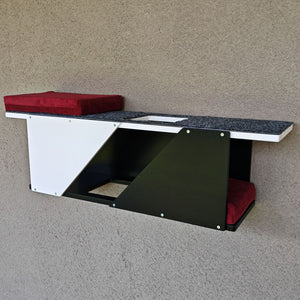 Cat Wall Shelf Bed - Sharp Tunnel - Scratchy Things Premium Pet Furniture