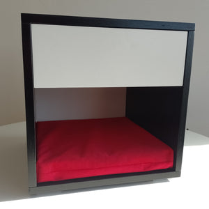 Cat Box House Bed - Boxy Nightstand - Scratchy Things Premium Pet Furniture
