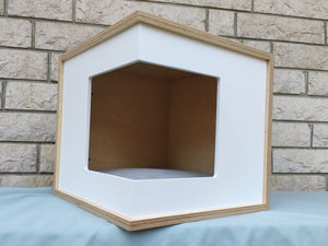 Cat Wall Shelf Bed Corner Box - Wally CornerBox - Scratchy Things Premium Pet Furniture