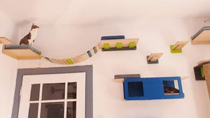 Cat Wall Bridge Shelf Step - Wally Bridge - Scratchy Things Premium Pet Furniture