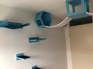 Cat Wall Bridge Shelf Step - Wally Bridge - Scratchy Things Premium Pet Furniture