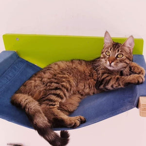Cat Wall Shelf Bed Hammock - Wally Cot - Scratchy Things Premium Pet Furniture