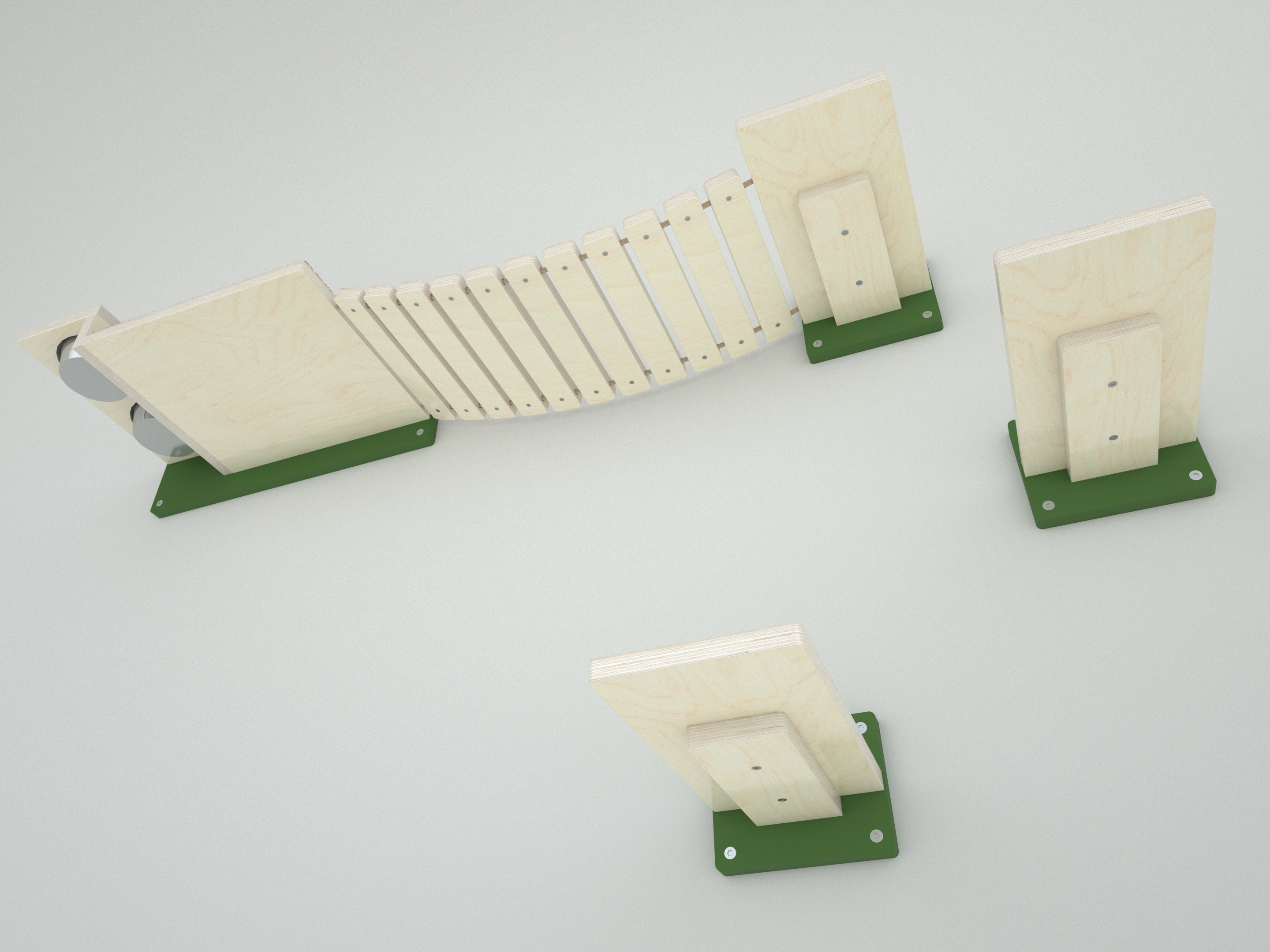 Cat Wall Shelf Step Bridge Feeder Bundle - Wally Starter Bundle - Scratchy Things Premium Pet Furniture