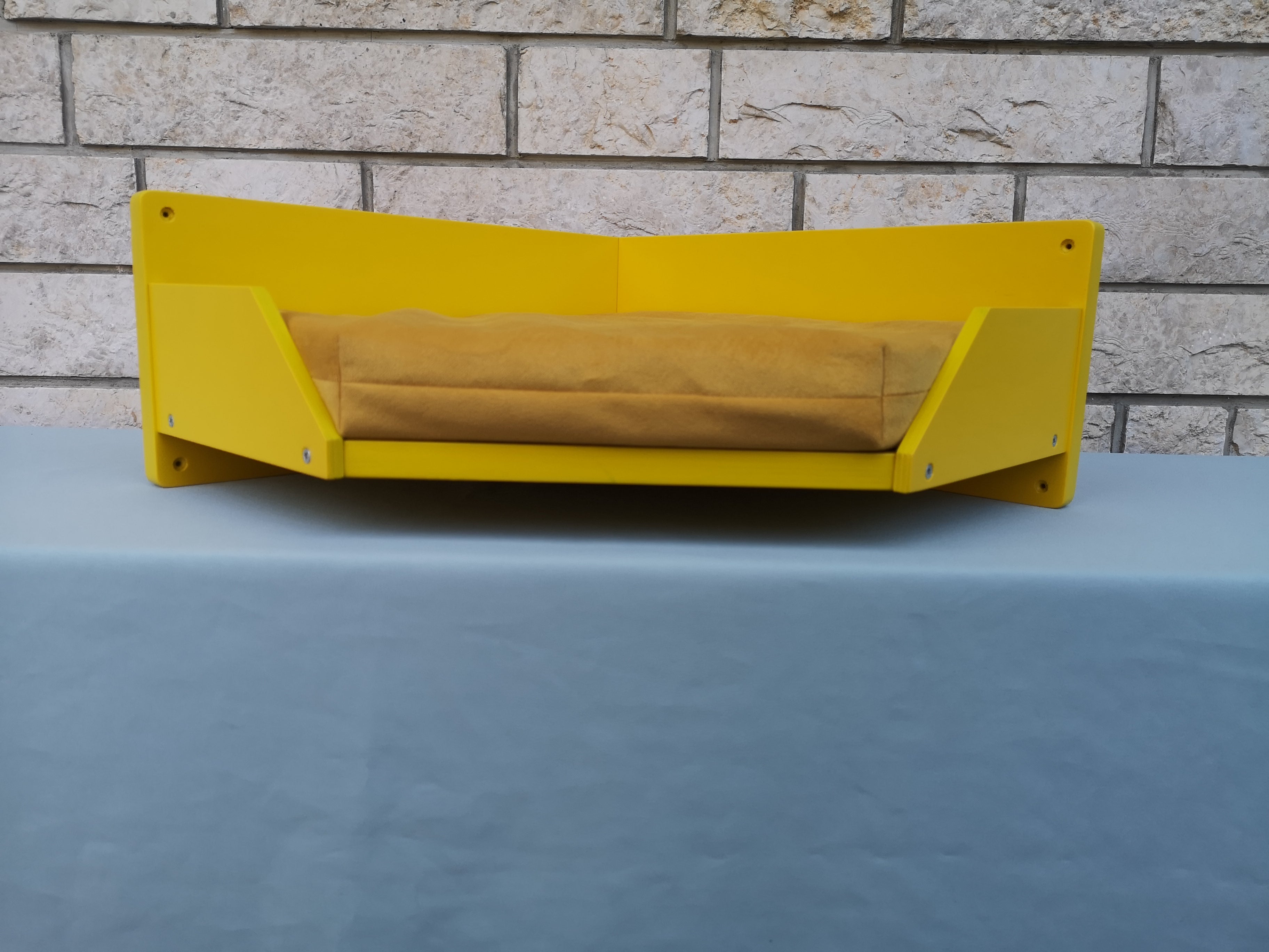 Cat Wall Shelf Bed Corner - Wally Corner Plus - Scratchy Things Premium Pet Furniture