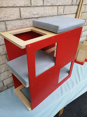 Big Cat Wall Shelf Bed - Wally BigCat Loft - Scratchy Things Premium Pet Furniture