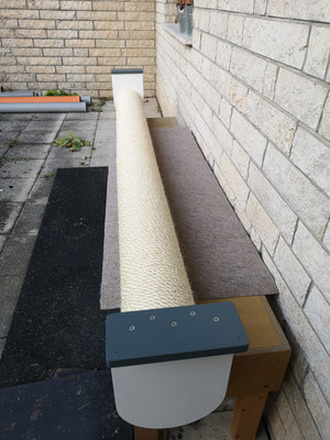 Cat Wall Scratching Pole Post Shelf - Mounty Chonk - Scratchy Things Premium Pet Furniture