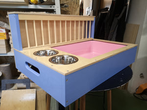 Rabbit Hay Feeder Litter box - Nibbler Combo Maxi 3in1 - Scratchy Things Premium Pet Furniture