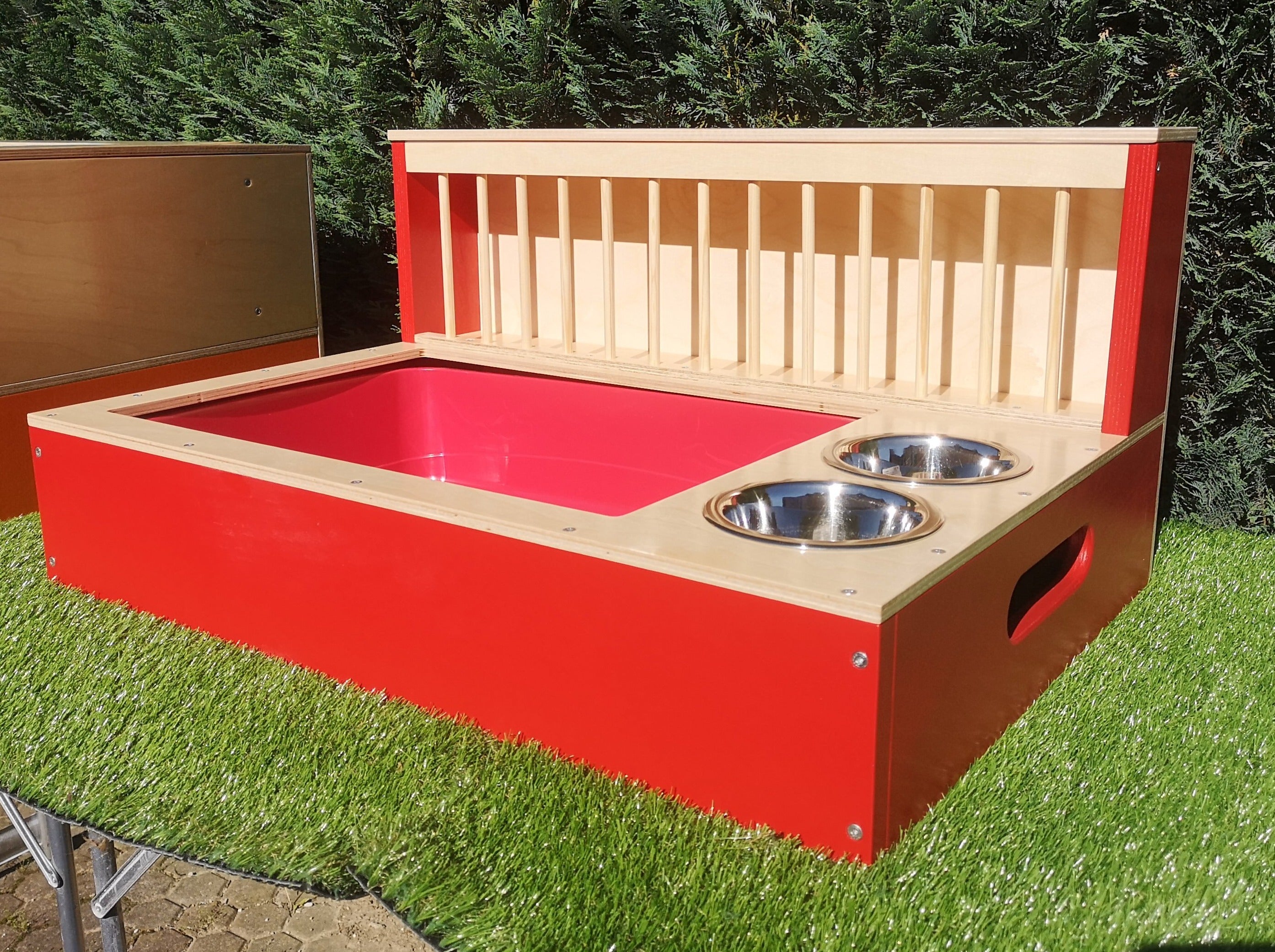 Rabbit Hay Feeder Litter box - Nibbler Combo Maxi 3in1 - Scratchy Things Premium Pet Furniture