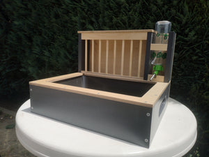 Rabbit Hay Feeder Water Litter box - Nibbler Combo Mini Spectra - Scratchy Things Premium Pet Furniture