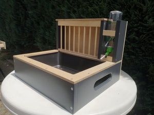 Rabbit Hay Feeder Water Litter box - Nibbler Combo Mini Spectra - Scratchy Things Premium Pet Furniture