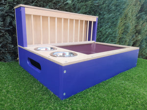 Rabbit Hay Feeder Litter box - Nibbler Combo Spectra 3in1 - Scratchy Things Premium Pet Furniture