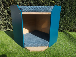 Big Cat Wall Shelf Bed Box - Wally BigCat CornerBox Double Decker - Scratchy Things Premium Pet Furniture